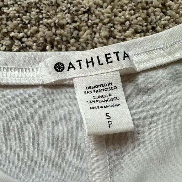 Athleta Radiate white knot-front tank top size S - Picture 6 of 12